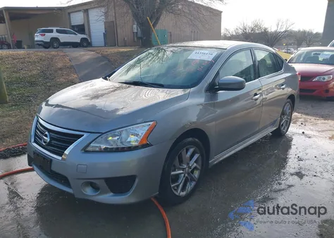 2013 Nissan Sentra Sr из США, поврежденный, VIN 3N1AB7AP2DL739840
